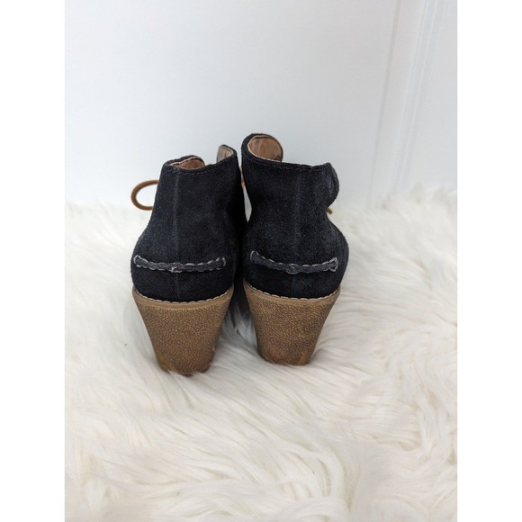 Sperry Celeste Prow Wedge Leather Ankle Booties Sz 7 - Picture 4 of 9